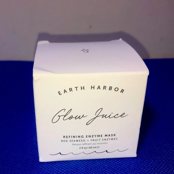 Earth Harbor Other - Earth Harbor Glow Juice  Refining Enzyme Mask 60ml Red Seaweed Vegan Hydrates